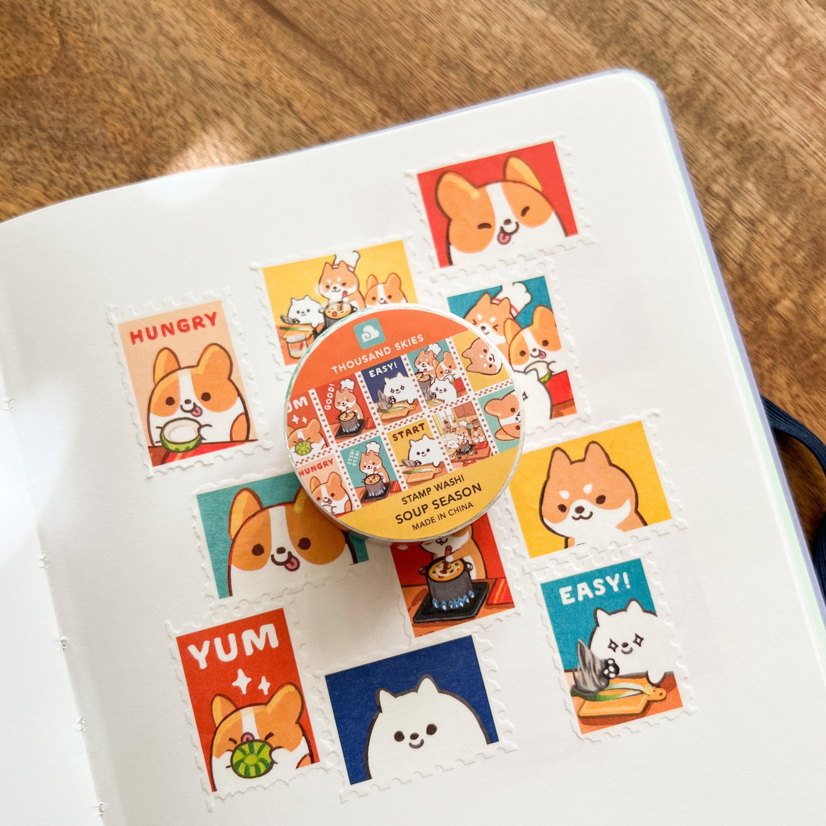 Soup Season Stamp Washi Tape Soup Season Stamp Washi Tape