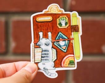 Vinly Sticker Journal with a Sign of Love