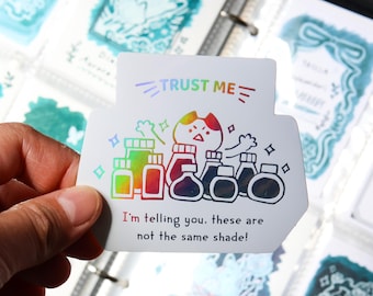 Vinyl Sticker (Holographic) Trust Me