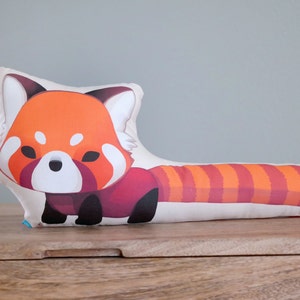 Handmade Red Panda Pillow image 1