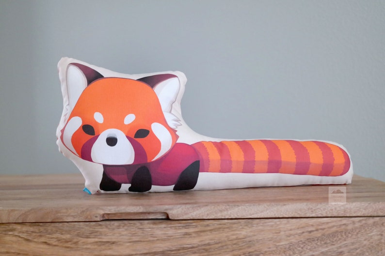 Handmade Red Panda Pillow image 1