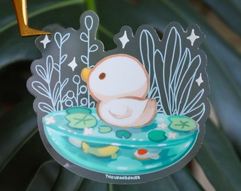 Vinyl Sticker (Transparent) Ponder Pond
