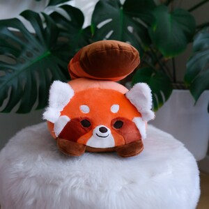 Super Fluffy Red Panda Regular Plushie image 5