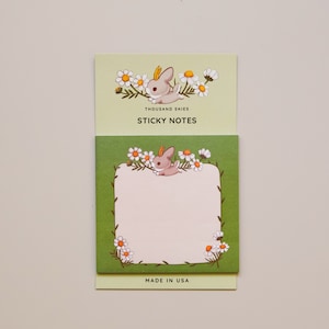 Sticky Notes- Jackalope's Garden (Green)