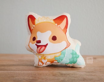 Handmade Sneakers the Corgi Pillow (Mermaid)