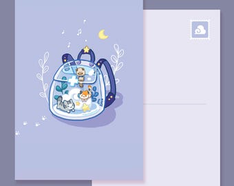 Postcard First Meow Kit