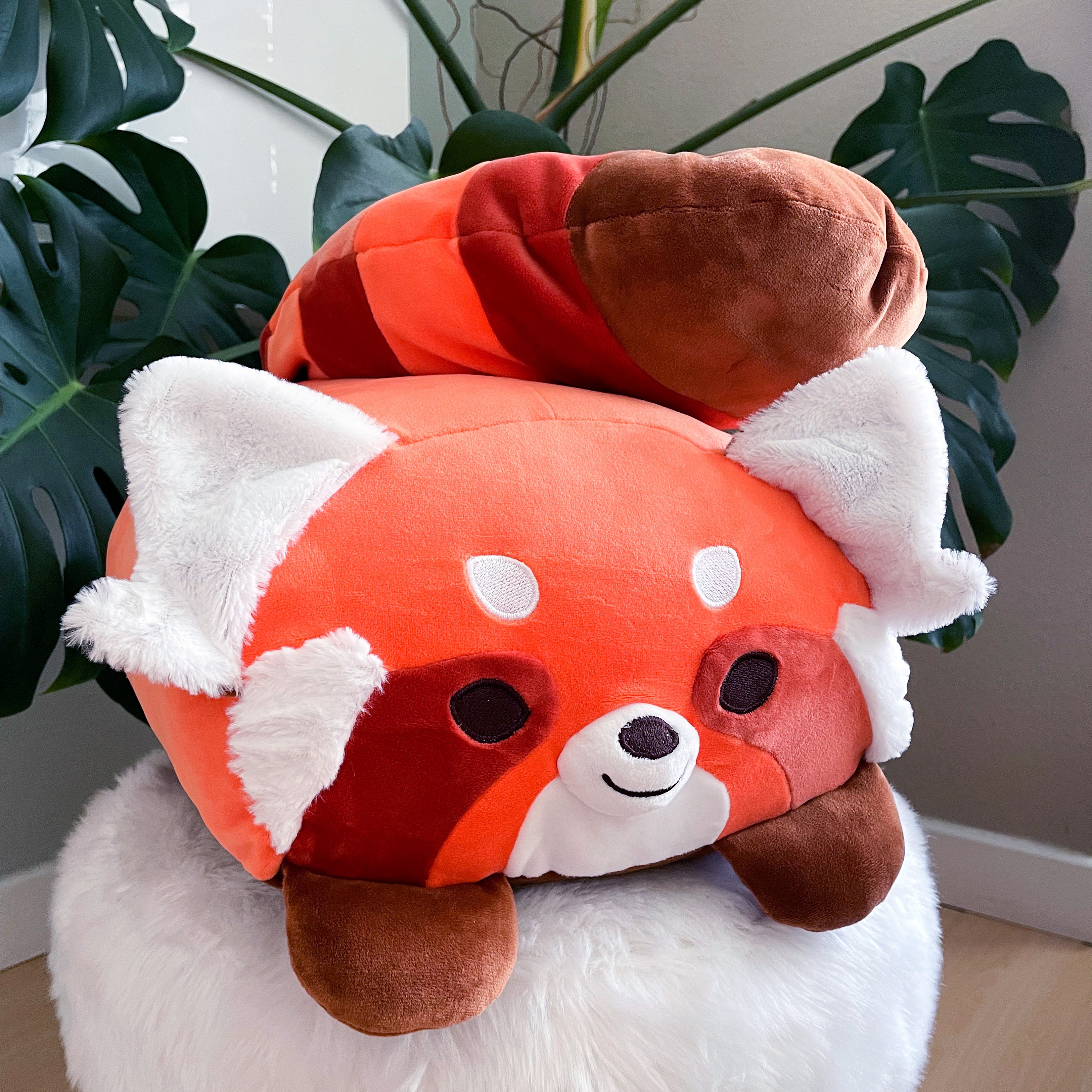 Super Fluffy Red Panda Plushie - Etsy