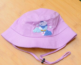 CHILDREN Bucket Hat - Sky Bunny Ice Cream