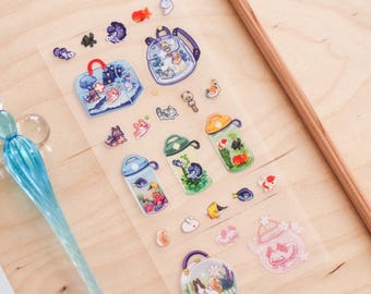 Sticker Sheet (Clear) - First Aid Kit