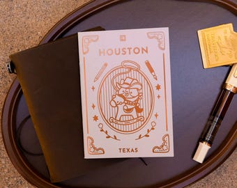 Limited Edition - Houston Corgi Cowboy Passport Journal