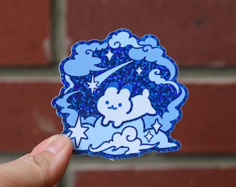 Vinyl Sticker (Holographic) Sparkling Night