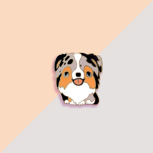 Australian Shepherds Fabric Dogs Cute Cactus Mint Blue Red Etsy