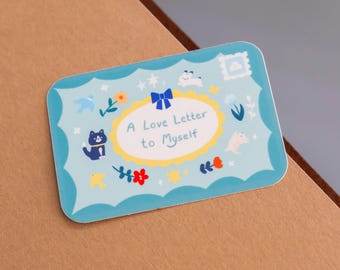 Vinyl Sticker A Love Letter