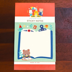 Sticky Notes - Journaling Bear