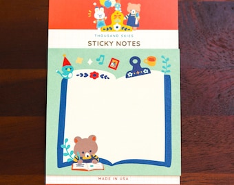 Sticky Notes - Journaling Bear