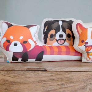 Handmade Red Panda Pillow image 4