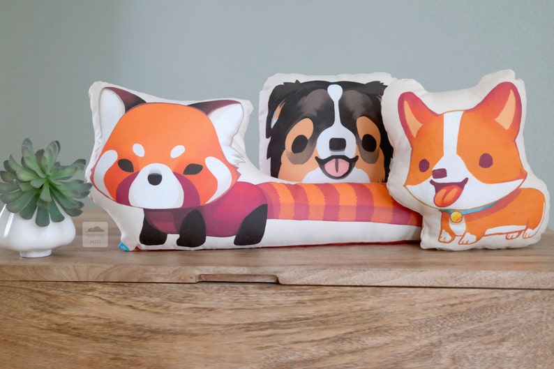 Handmade Red Panda Pillow image 4