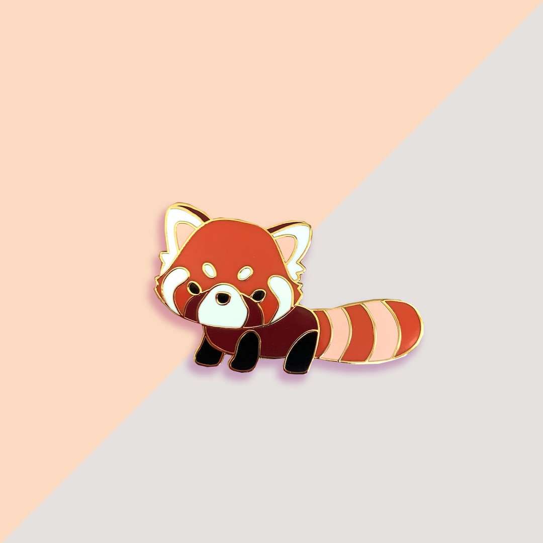 Enamel Pin Red Panda Pin - Etsy Israel Enamel Pin Red Panda Pin - Etsy Israel