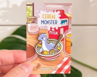 Monster Cereal Bowl - Blue Charm Pin