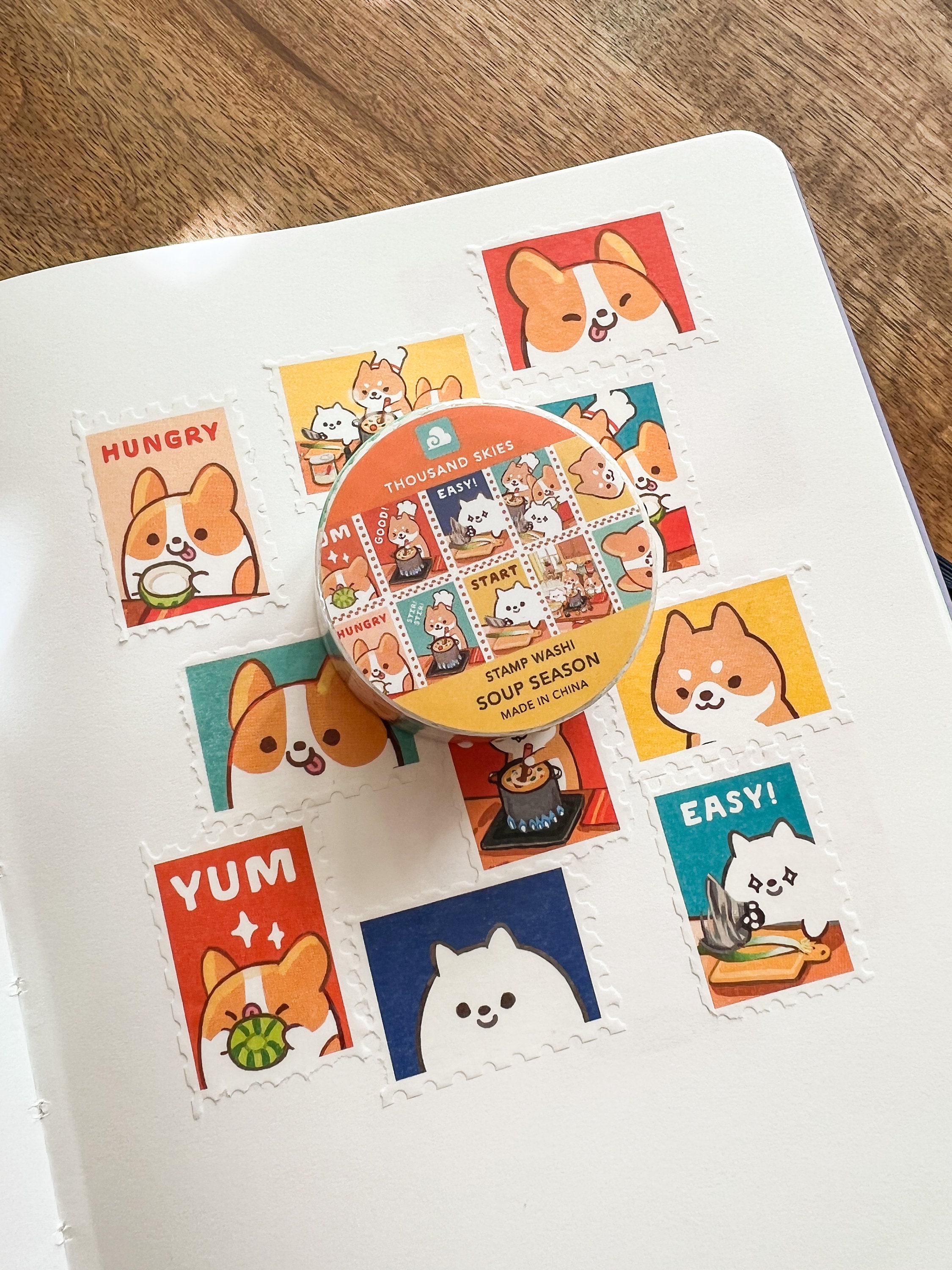 Soup Season Stamp Washi Tape Soup Season Stamp Washi Tape