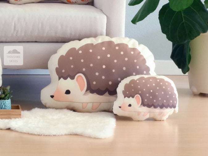 Giant Hedgehog Pillow Etsy