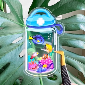 Vinyl Sticker (Transparent) First Coral Reef Kit