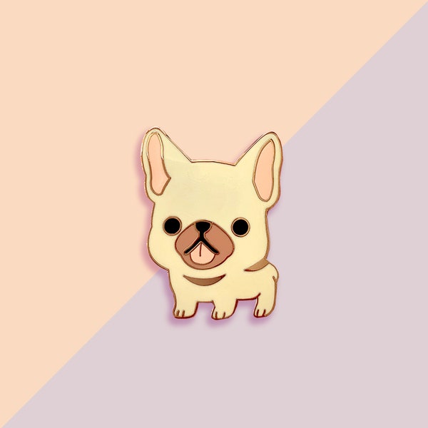 French Bulldog  (Fawn Frenchie) Pin