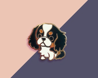 Cavalier King Charles Spaniel  (Tricolor) Pin