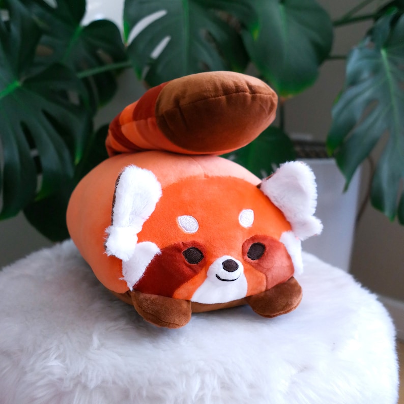 Super Fluffy Red Panda Regular Plushie image 1