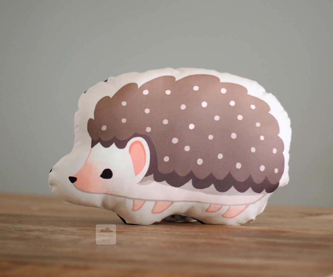 Handmade Hedgehog Pillow Etsy