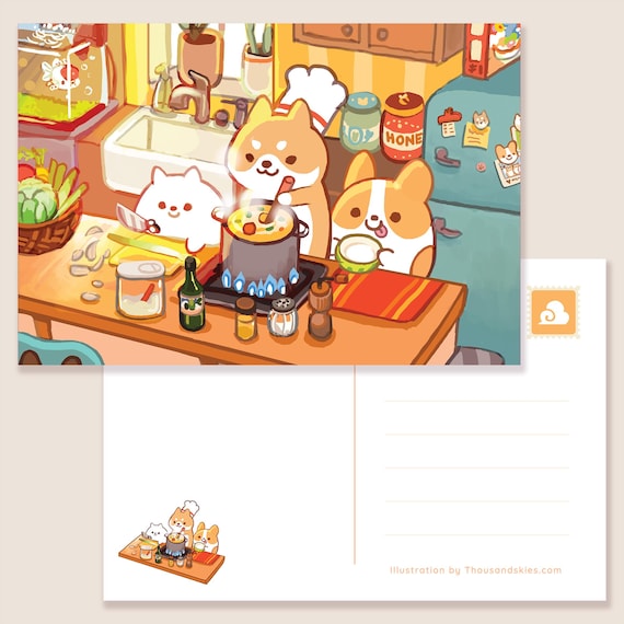 Soup Weather Postcard Soup Weather Postcard