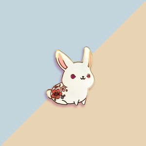 White Rabbit (Angelic Bunny) Pin