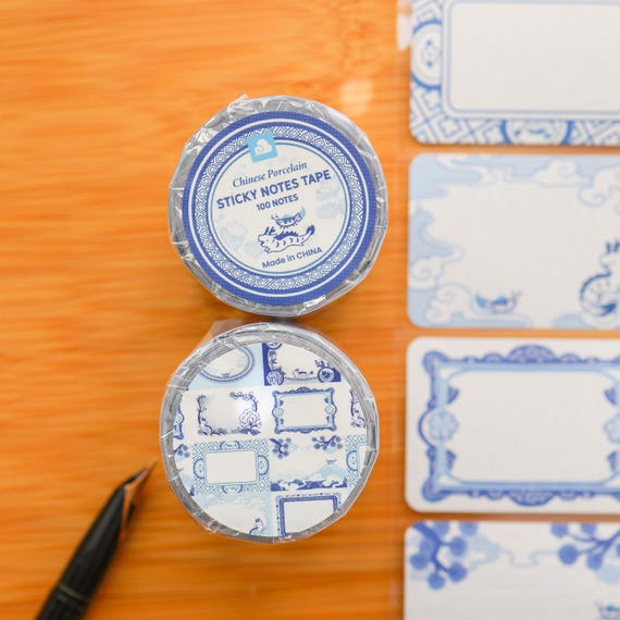 Chinese Porcelain Sticky Notes Tape Chinese Porcelain Sticky Notes Tape