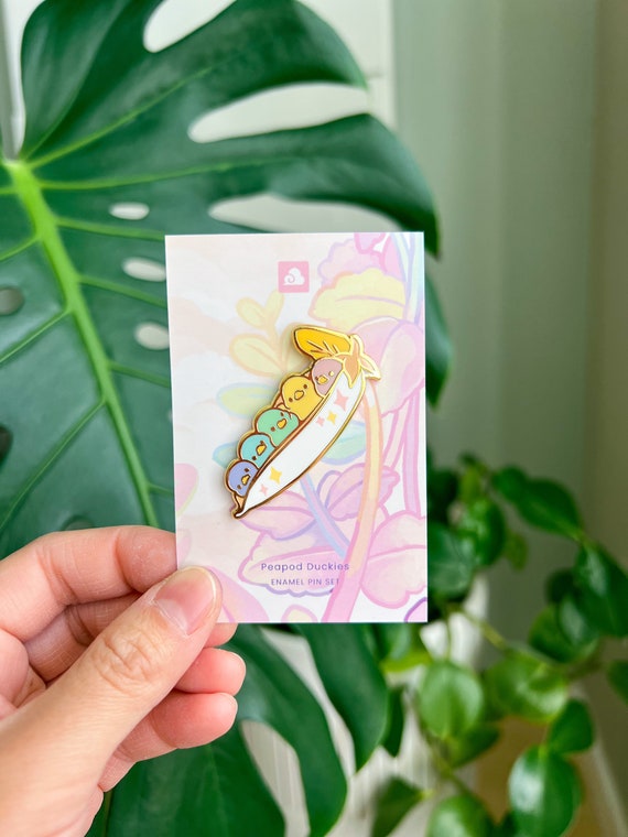 Rainbow Peapod Duckie Enamel Pin Rainbow Peapod Duckie Enamel Pin