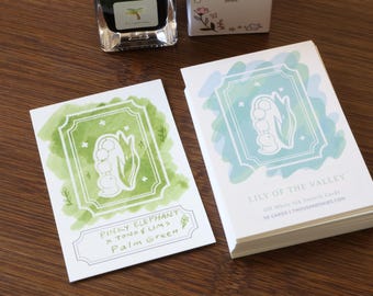 Lily of the Valley Ink Cards (Pack of 50)