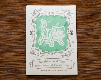 Neighborhood Cats Ink Cards