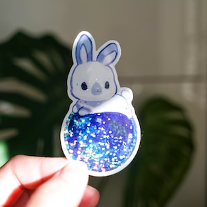 Vinyl Sticker (Holographic) Bunny Universe