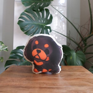 Handmade Cavalier King Charles (CKC Black and Tan) Pillow