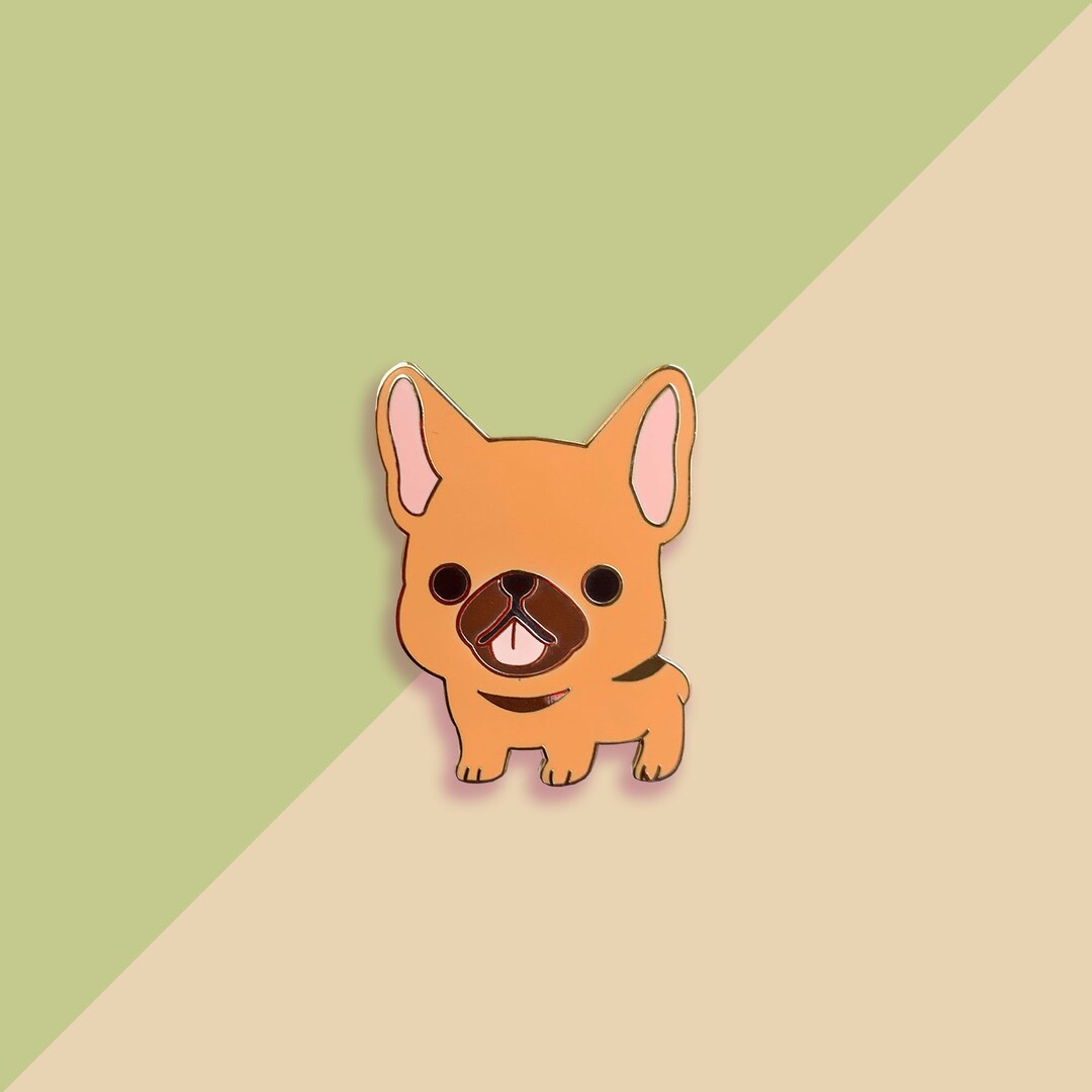 French Bulldog (brown Tan Frenchie) Pin - Etsy