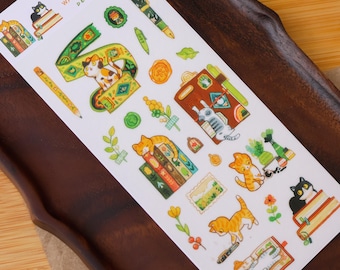 Sticker Sheet (Washi) - Desk Residents