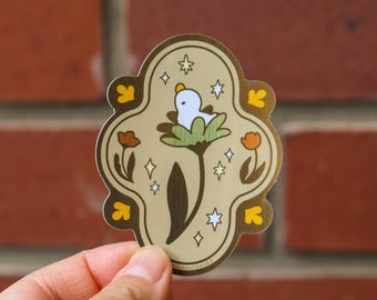 Vinyl Sticker (Holographic) Early Blooms