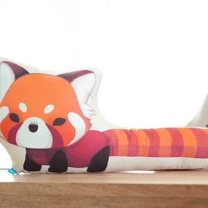 Handmade Red Panda Pillow image 5