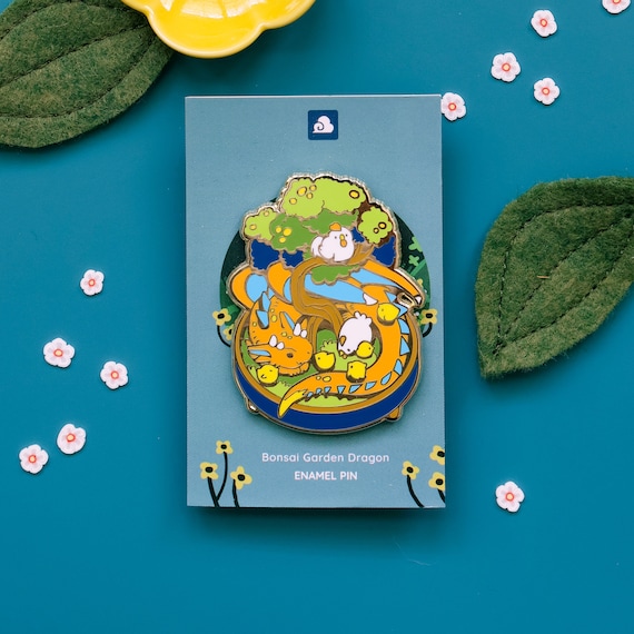 Dragon Bonsai Garden Enamel Pin Dragon Bonsai Garden Enamel Pin