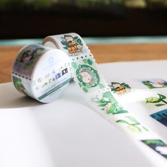 Plants and Critters Stamp Washi Tape Plants and Critters Stamp Washi Tape