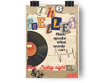 Retro old school poster
