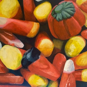 Candy Corn for Every Season -- Original Still-Life Painting