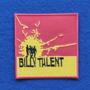 BILLY TALENT Sew On / Iron On Embroidered Music Patch