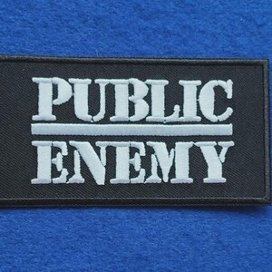 PUBLIC ENEMY Sew On / Iron On Embroidered Music Patch