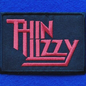 THIN LIZZY Sy-på/Stryk-på broderad musiklapp