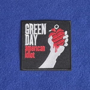 GREEN DAY American Idiot Sew On / Iron On Embroidered Music Patch
